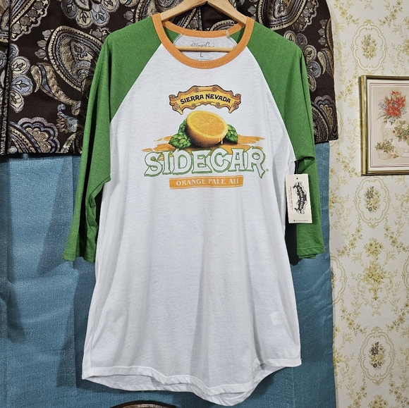NWT Sierra Nevada sidecar IPA shirt, 3/4 sleeve men's L - Picture 1 of 5